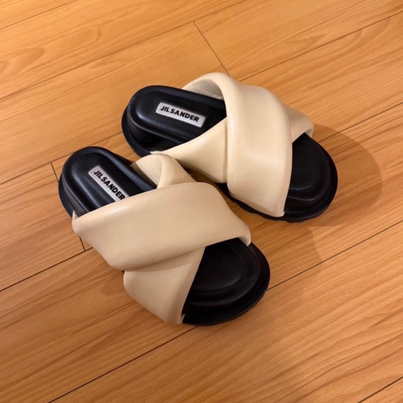 JIL SANDER PLATFORM SANDALS SIZE 36 - Picture 1 of 3